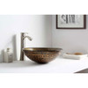 ANZZI Alto Series Deco-Glass Vessel Sink in Lustrous Brown