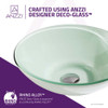 ANZZI Sonata Series Deco-Glass Vessel Sink in Lustrous Light Green