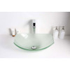 ANZZI Pendant Series Deco-Glass Vessel Sink in Lustrous Frosted