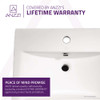 ANZZI Vitruvius Series Ceramic Vessel Sink in White