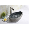 ANZZI Unkindled Basin Vessel Sink in Dark River Stone