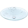 ANZZI Marbela Series Vessel Sink in Marbled White