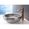 ANZZI Regalia Series Vessel Sink in Speckled Silver