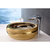 ANZZI Regalia Series Vessel Sink in Smoothed Gold