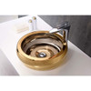 ANZZI Regalia Series Vessel Sink in Smoothed Gold