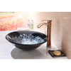 ANZZI Chrona Series Vessel Sink in Silver Burst