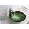 ANZZI Chrona Series Vessel Sink in Emerald Burst