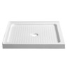 ANZZI Valley Series 38 in. x 38 in. Shower Base in White