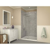 ANZZI Fissure Series 48 in. x 36 in. Shower Base in White