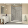 ANZZI Tier 36 x 60  in. Left Drain Single Threshold Shower Base in White - SB-AZ04LD