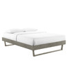 MODWAY Billie Twin Wood Platform Bed Frame MOD-6212 Gray