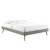 MODWAY Margo Full Wood Platform Bed Frame MOD-6229 Gray