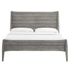 MODWAY Georgia Full Wood Platform Bed MOD-6237 Gray