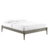 MODWAY June Twin Wood Platform Bed Frame MOD-6244 Gray