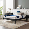 MODWAY June Queen Wood Platform Bed Frame MOD-6246 Black