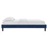 MODWAY Reign Queen Performance Velvet Platform Bed Frame MOD-6266 Navy