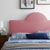 MODWAY Dawn Twin Performance Velvet Headboard MOD-6302 Dusty Rose