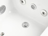 EAGO AM154ETL-L6 6 ft Acrylic White Rectangular Whirlpool Bathtub w Fixtures