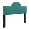 MODWAY Dawn Twin Performance Velvet Headboard MOD-6302 Teal