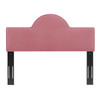 MODWAY Dawn King/California King Performance Velvet Headboard MOD-6304 Dusty Rose