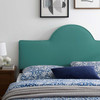 MODWAY Dawn King/California King Performance Velvet Headboard MOD-6304 Teal