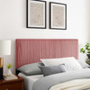 MODWAY Eloise Channel Tufted Performance Velvet Twin Headboard MOD-6326 Dusty Rose