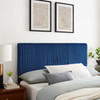 MODWAY Eloise Channel Tufted Performance Velvet Full/Queen Headboard MOD-6327 Navy