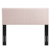 MODWAY Eloise Channel Tufted Performance Velvet Full/Queen Headboard MOD-6327 Pink