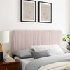 MODWAY Eloise Channel Tufted Performance Velvet King/California King Headboard MOD-6328 Pink