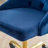 Modway Distinct Tufted Swivel Performance Velvet Office Chair EEI-4368-GLD-NAV