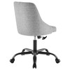 Modway Distinct Tufted Swivel Upholstered Office Chair EEI-4369-BLK-LGR