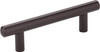 Jeffrey Alexander 96 mm Center-to-Center Dark Bronze Key Largo Cabinet Bar Pull 152ORB