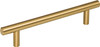 Elements 128 mm Center-to-Center Satin Bronze Naples Cabinet Bar Pull 206SBZ