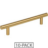 Elements 10-Pack of the 128 mm Center-to-Center Satin Bronze Naples Cabinet Bar Pull 220SBZ-10