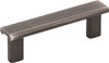 Elements 3" Center-to-Center Brushed Pewter Square Park Cabinet Pull 183-3BNBDL