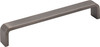 Elements 160 mm Center-to-Center Brushed Pewter Square Asher Cabinet Pull 193-160BNBDL