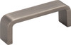 Elements 3" Center-to-Center Brushed Pewter Square Asher Cabinet Pull 193-3BNBDL