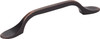Elements 96 mm Center-to-Center Brushed Oil Rubbed Bronze Kenner Cabinet Pull 254-96DBAC