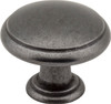 Elements 1-3/16" Diameter Gun Metal Gatsby Cabinet Mushroom Knob 3970-DACM