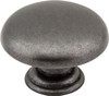 Elements 1-3/16" Diameter Gun Metal Gatsby Cabinet Mushroom Knob 3970-DACM