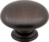 Elements 1-3/16" Diameter Brushed Oil Rubbed Bronze Gatsby Cabinet Mushroom Knob 3950-DBAC