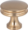 Jeffrey Alexander 1-1/4" Diameter Satin Bronze Marie Cabinet Knob 445SBZ