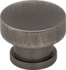 Jeffrey Alexander 1-1/4" Diameter Brushed Pewter Elara Cabinet Knob 484BNBDL