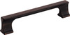 Jeffrey Alexander 128 mm Center-to-Center Brushed Oil Rubbed Bronze Sullivan Cabinet Pull 752-128DBAC