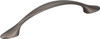 Elements 96 mm Center-to-Center Brushed Pewter Arched Somerset Cabinet Pull 80814-BNBDL