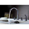 Soave Series 2-Handle Standard Kitchen Faucet in Oil Rubbed Bronze