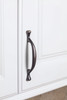 Elements 3" Center-to-Center Brushed Oil Rubbed Bronze Merryville Cabinet Pull 897-3DBAC