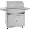 Blaze 32-Inch Built-In Stainless Steel Charcoal Grill With Adjustable Charcoal Tray & Cart - BLZ-4-CHAR/BLZ-4-CART