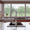 ALFI brand AB1720DI-C Chocolate 17" Drop-In Rectangular Granite Composite Kitchen Prep Sink