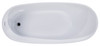 ALFI brand AB8826 68 inch White Oval Acrylic Free Standing Soaking Bathtub